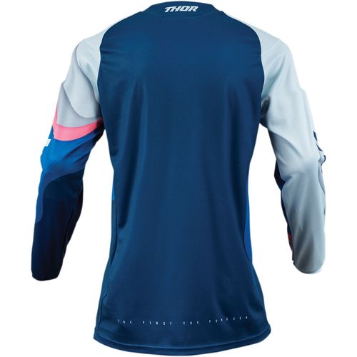 Купить Джерси Кроссовое Thor Pulse Depths / Женская / Сине-розовый