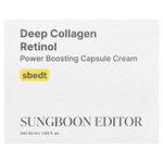 Sungboon Editor, Deep Collagen Retinol, крем с капсулами для повышения упругости кожи, 50 мл (1,69 жидк. унции)