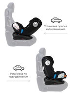 Автокресло C05001 "GT" isofix Top Tether группа 0-1-2-3  (0-36 кг) jeans black/blue