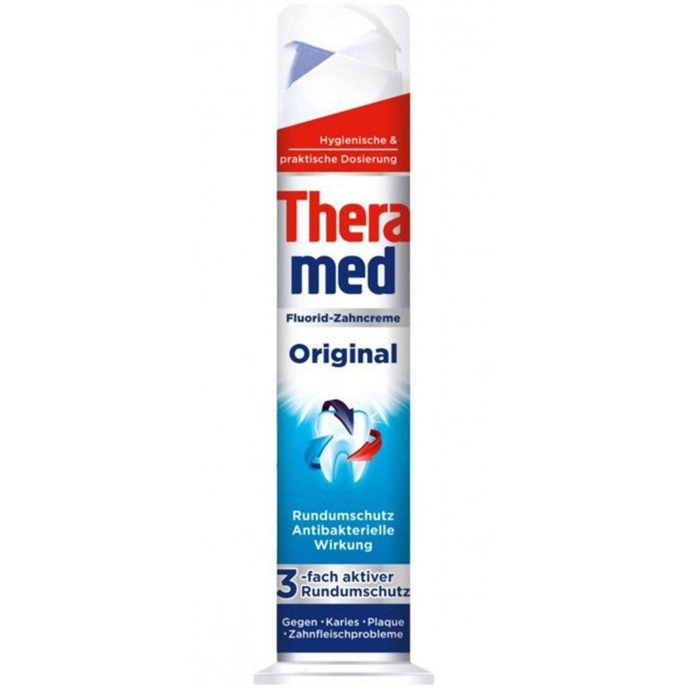 Theramed Зубная паста с дозатором Original с фтором и цинком, 100 мл (Германия)
