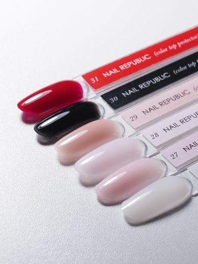 NR Top Color Protector Black - Топ черный без UV фильтра №30, 10мл