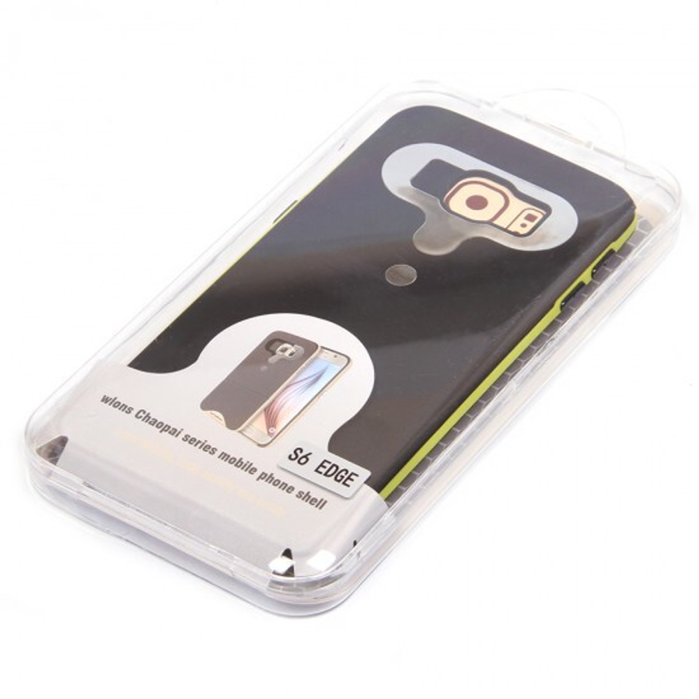 Чехол ТПУ Wlons для Samsung Galaxy S6 edge, 008890 Золотой