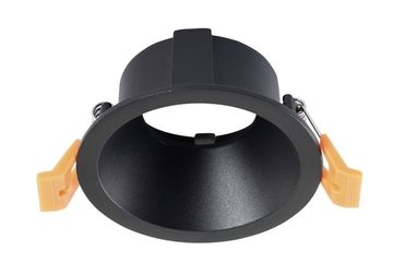 Встраиваемый точечный светильник 1*GU10 CLT 006C1 BL чёрный Crystal Lux