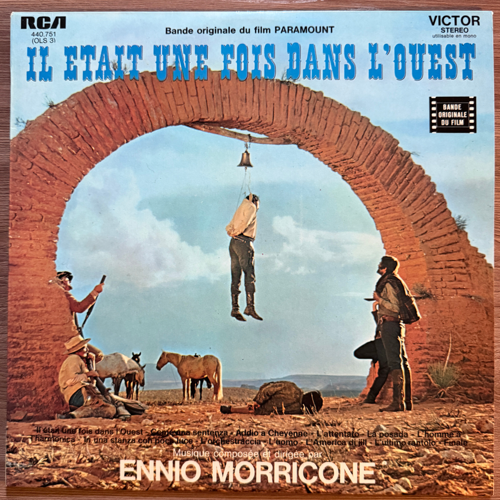 Ennio Morricone ‎– Il Était Une Fois Dans L'ouest (Франция 1970г.)