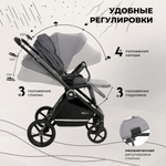 Коляска 2в1 Sweet Baby Stella Dark Grey