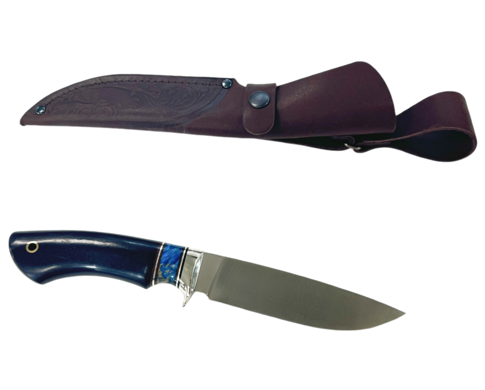 Нож Ладья, Bohler N690, граб, карельская берёза