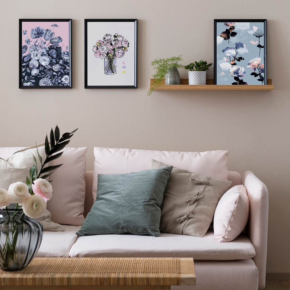 IKEA MÅLERÅS  (ИКЕА МОЛЕРОС)  -  Полка для фотографий - бамбук 55 см