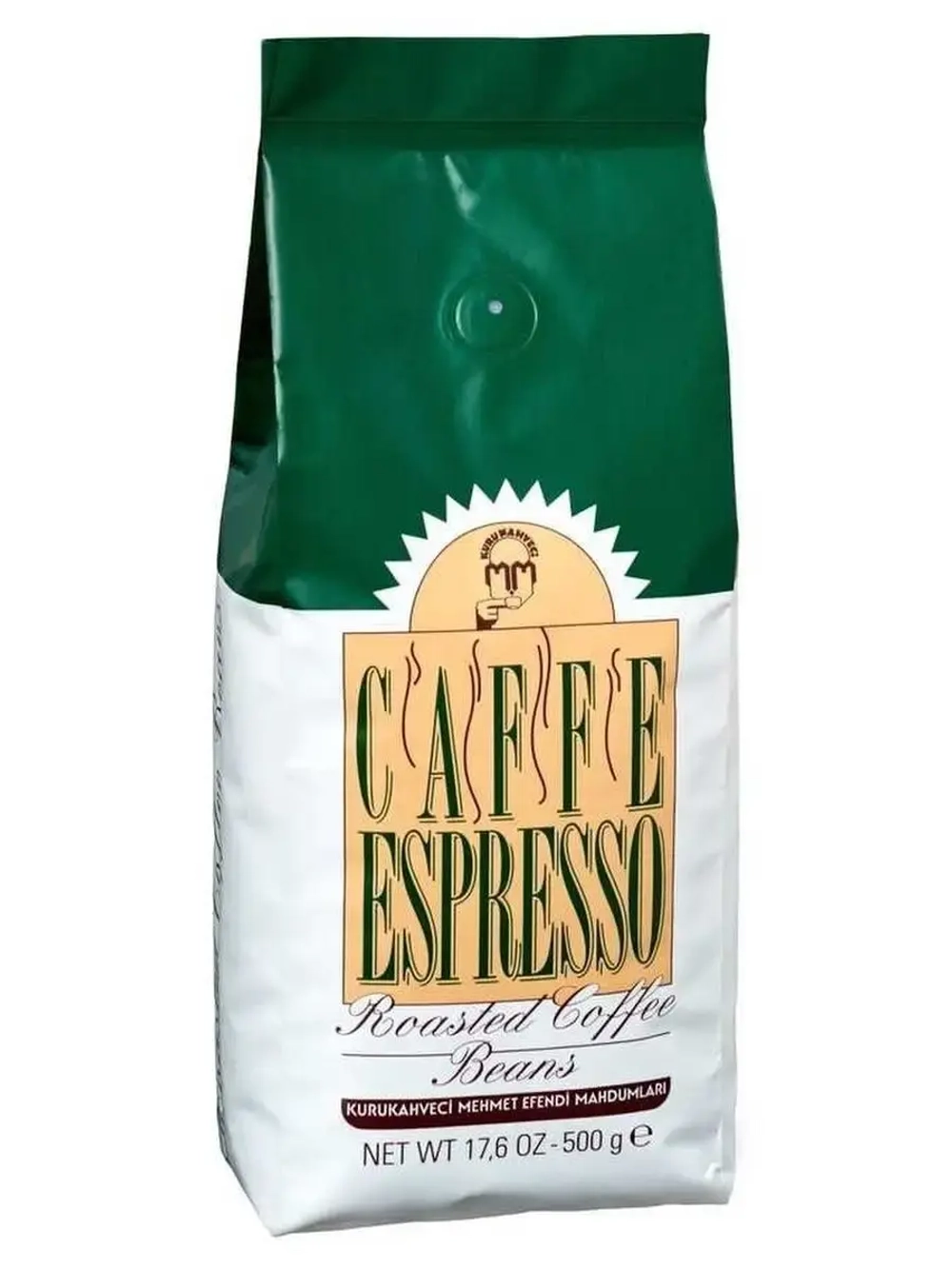 Кофе турецкий зерновой CAFFE ESPRESSO Mehmet Efendi, 500гр