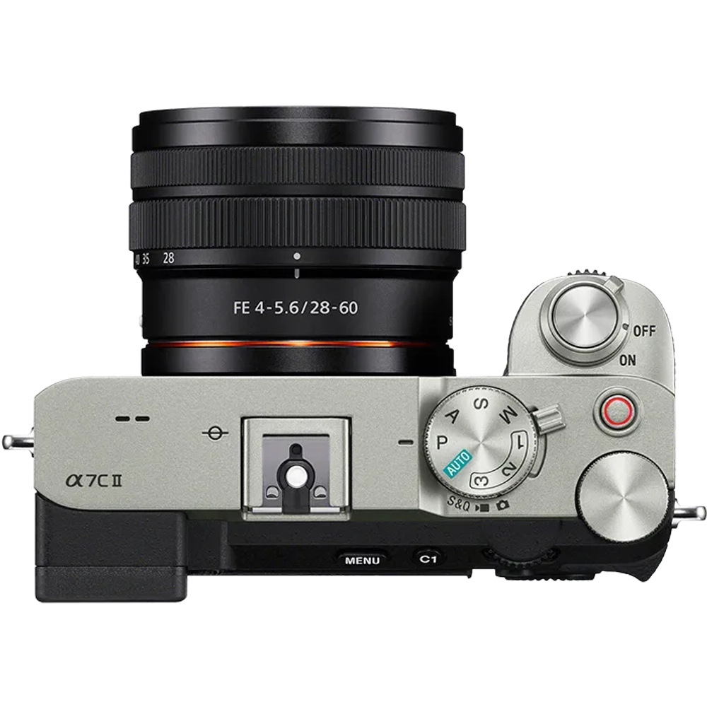 Цифровая фотокамера Sony Alpha a7C II Kit 28–60mm f/4-5.6. Серебристый