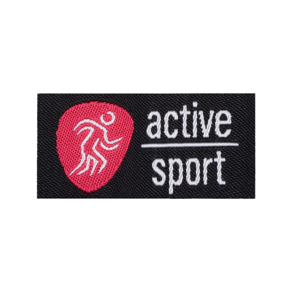 Нашивка полиэстер, 10 шт, 01-4 active sport 2.2х4.4 см, Gamma HNP-1