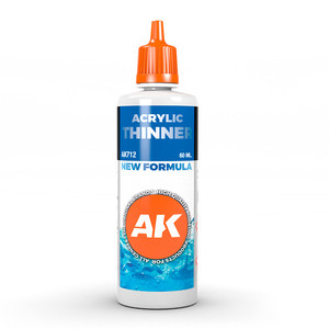 для акриловых красок AK Interactive - Acrylic Thinner (60ml)