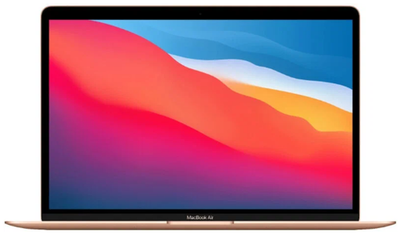 13.3" Ноутбук MacBook Air 13 2020 Gold (2560x1600, Apple M1, RAM 8ГБ,SSD 256ГБ, Apple M1 8-Core GPU, MacOS)