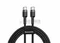 Кабель Baseus High Density Braided Fast Charging Type-C to Type-C 100W 2m (CATGD-A01) Black