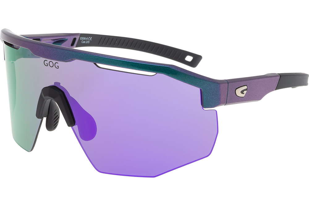 Спортивные очки с диоптриями GOG Argo / Metallic Purple/Green / Reflex Purple