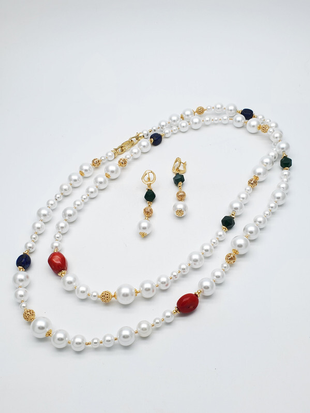 91001218 Колье SELENA PEARLS