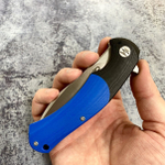 Складной нож Bestech BG32B Penguin, черно-голубая ручка