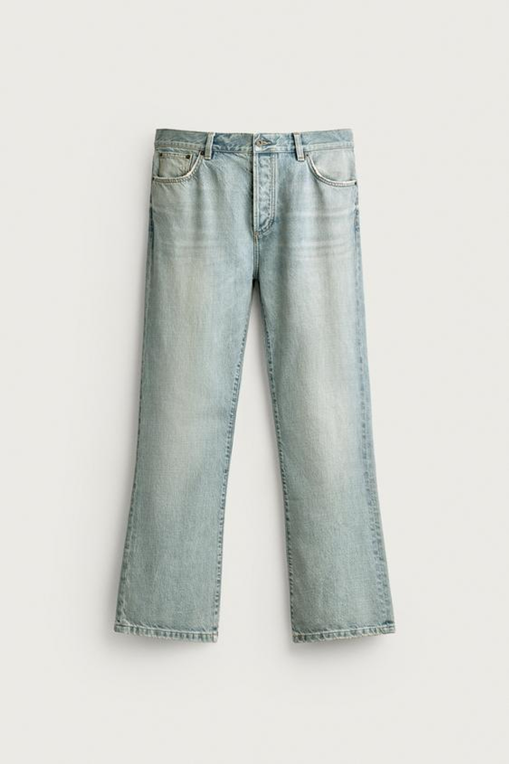 ZARA ДЖИНСЫ BOOTCUT FIT, ГОЛУБОЙ