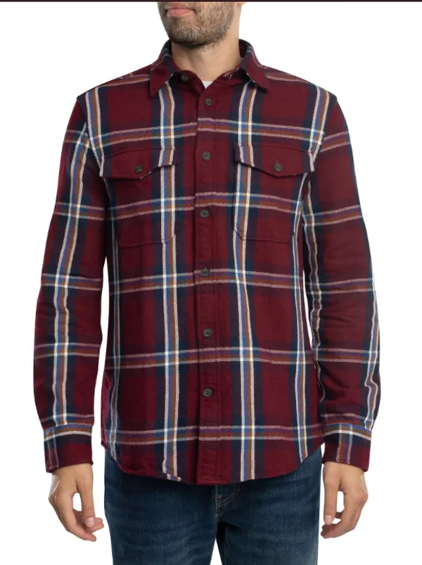Рубашка мужская TOMMY HILFIGER HEAVY BRUSHED CHECK