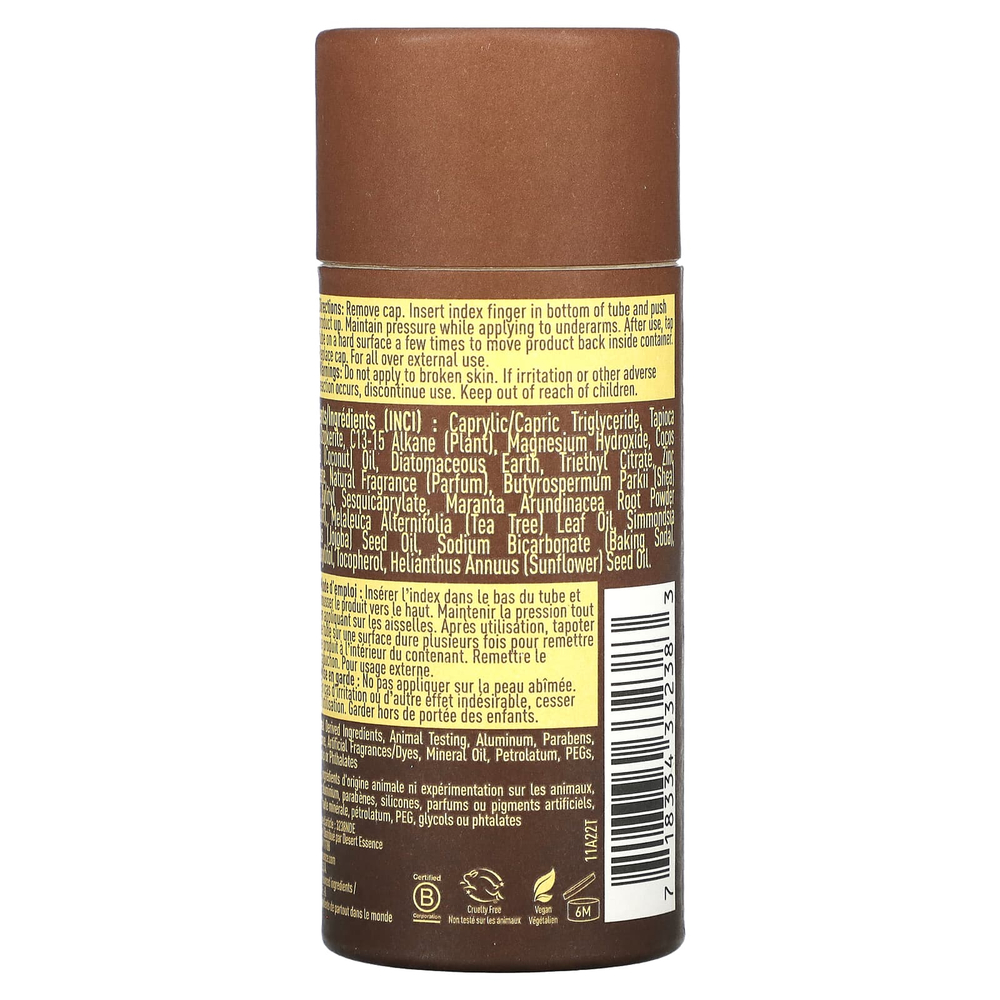Desert Essence, дезодорант, кокос, 63 г (2,25 унции)