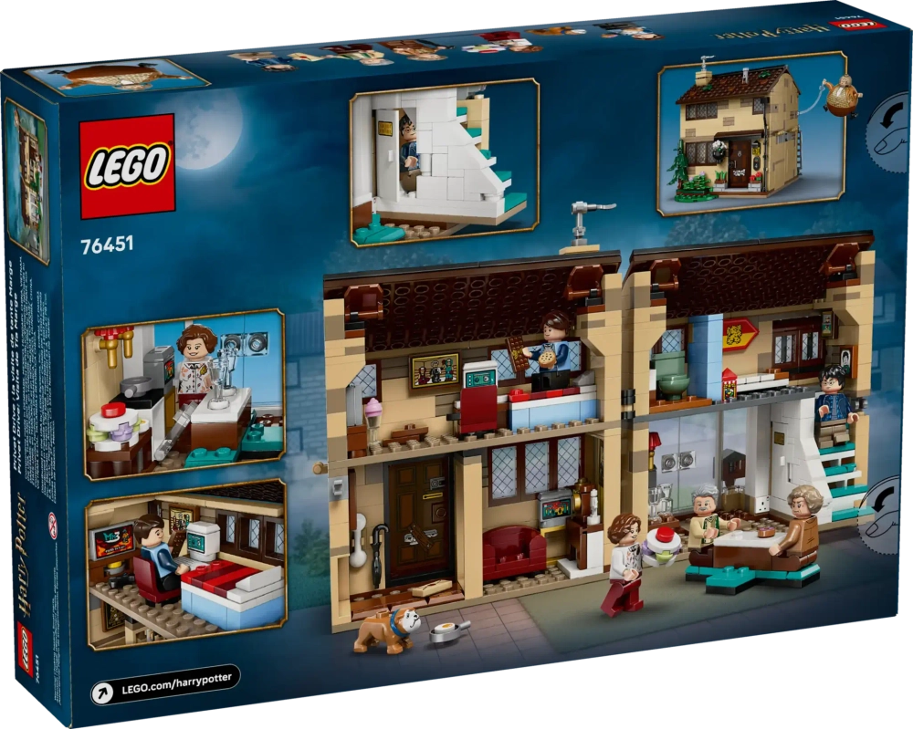 Конструктор LEGO Harry Potter 76451 Тиссовая улица: визит тети Мардж