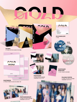 Альбом ITZY - GOLD STANDARD 3 Version SET