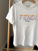 Хлопковая футболка Fendi, 140