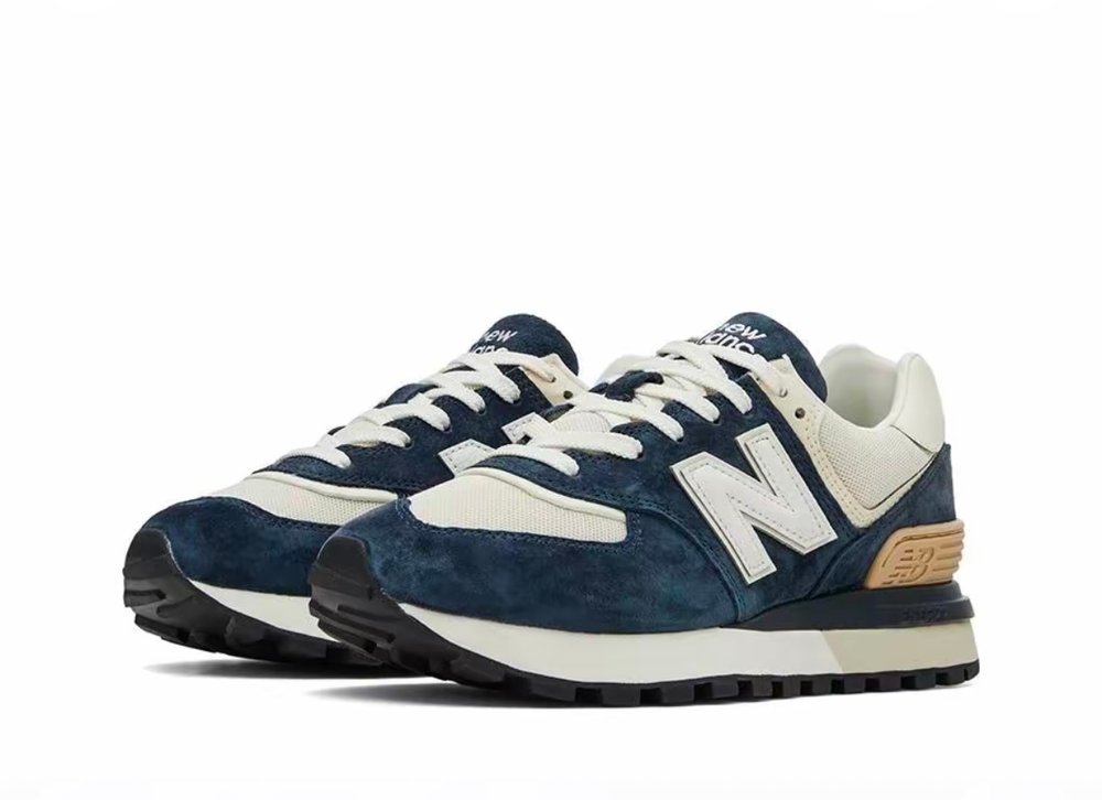 alt="Кроссовки New Balance 574 Legacy арт. U574LGRN синий цвет Natural Indigo вид спереди"