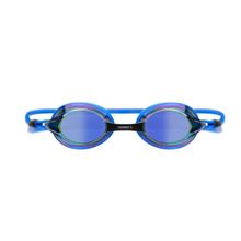 Очки для плав.TORRES Pro, SW-32518MR, зерк.линзы.,синяя оправа,дв.рег.ремешок