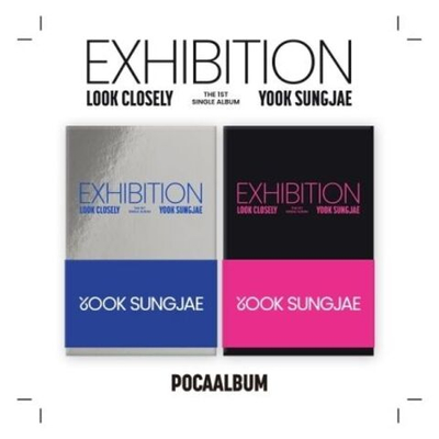 Альбом YOOK SUNG JAE - EXHIBITION : LOOK CLOSELY 1st Single Album POCAALBUM 2 Version SET