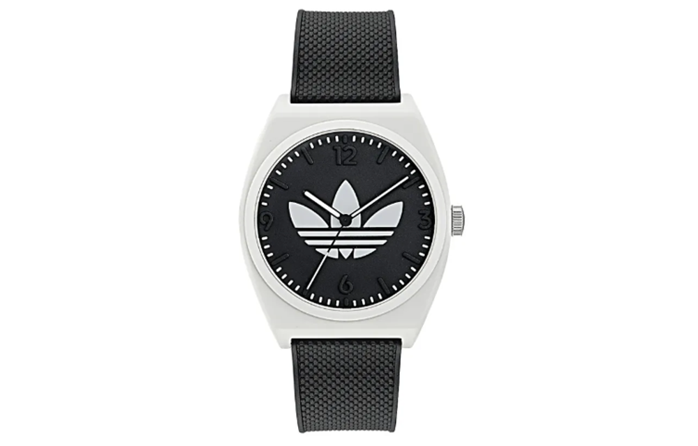 Adidas Originals Wrist Watch Quartz Movement Resin Strap 38mm Black Dial Unisex