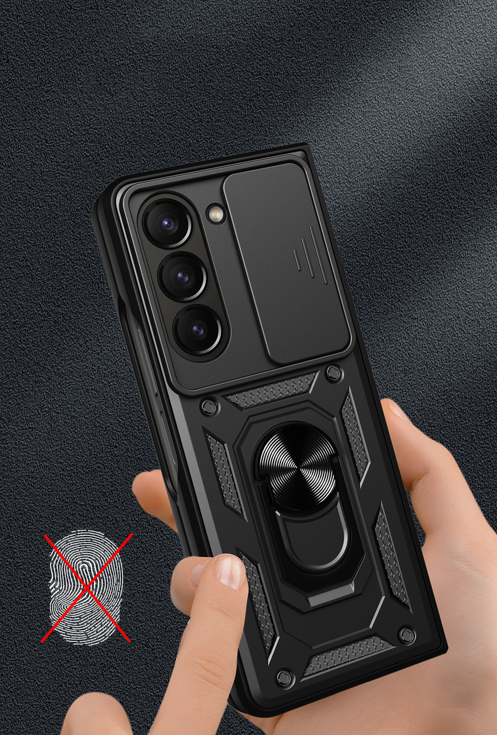Чехол с кольцом Bumper Case для Samsung Galaxy Z Fold 6