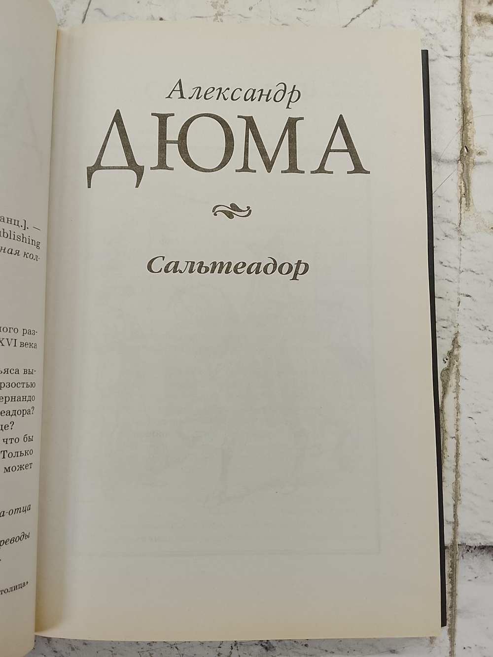 Сальтеадор. Дюма Александр. 2011г.