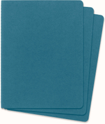 Блокнот Moleskine Cahier Journal (CH023B44) 19х25см обложка картон 120стр. нелинованный, голубой (3шт)