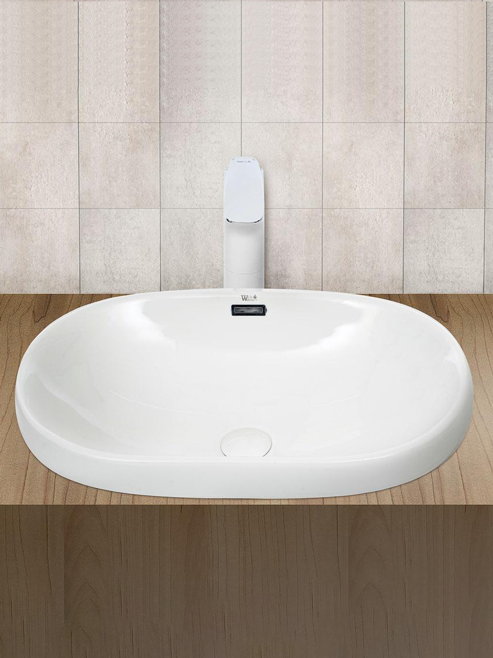 Раковина врезная WeltWasser WW  DEILBACH 6039 605х405х180