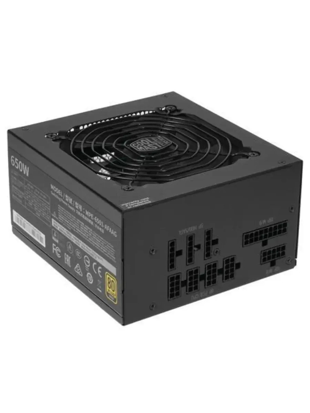 Блок питания MWE GOLD 650W - V2 Full Modular BLACK