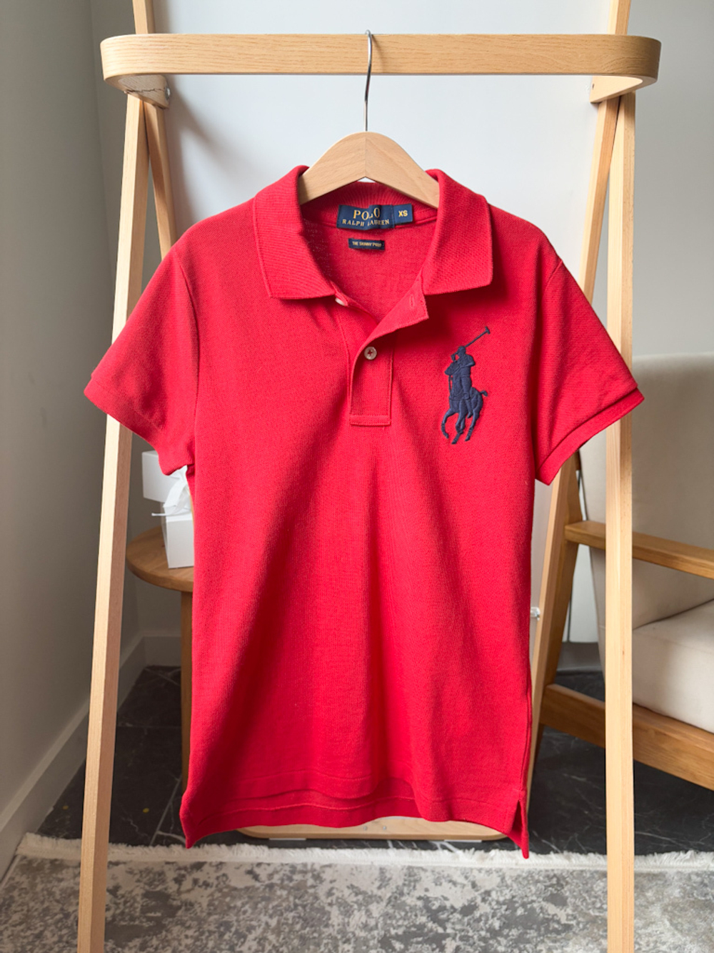 Хлопковое поло Polo Ralph Lauren, XS