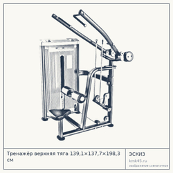 Тренажёр верхняя тяга 139,1×137,7×198,3 см — от 179 000 ₽