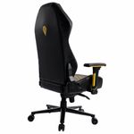 Кресло BRABIX PREMIUM "Tanos GM-180", мультиблок, 4D подлокотники, литой поролон, черное/желтое, 532953