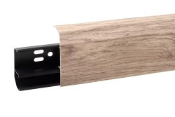 Плинтус ПВХ Aberhof ABF-70 7135 Дуб Платиновый 70x26х2500 мм