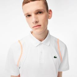 Мужское теннисное поло Lacoste Polo Men - White, Orange