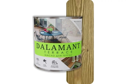Масло для террас Dalamant Terrace дуб
