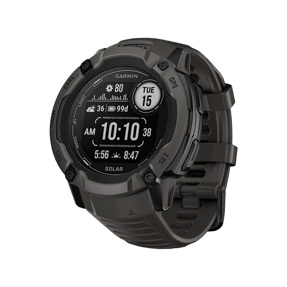 Умные часы Garmin Instinct 2X, 50mm, Solar Graphite (010-02805-00)