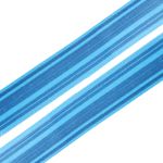 Лента атласная с рисунком 15.0 мм / 3 метра, Горизонталь (синий), Globus