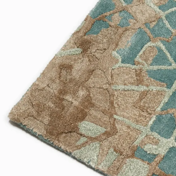 Ковер Light Turquoise 180х270 см, вискоза, шерсть, хлопок