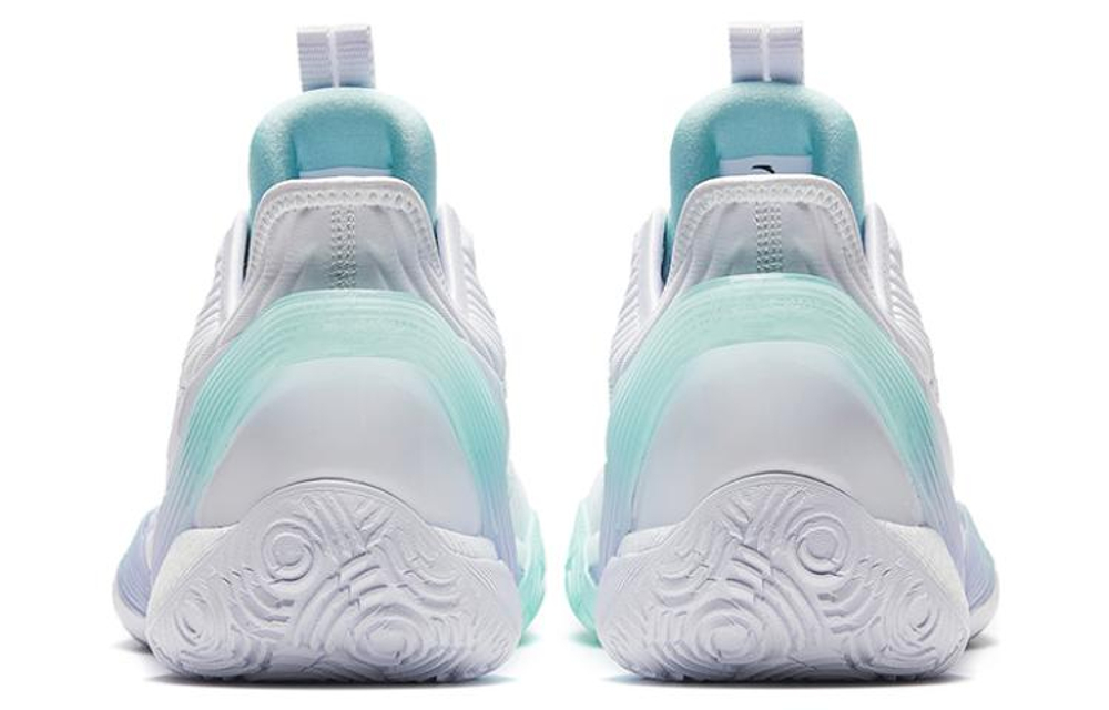 ANTA Three point Rain1.0 Basketball Shoes Men"s Low top White/Green