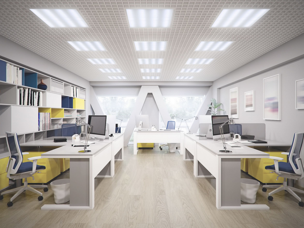 Светильник LED ДВО 2001 40Вт 5000К IP40 588х588мм Грильято опал LIGHTING PRO IEK