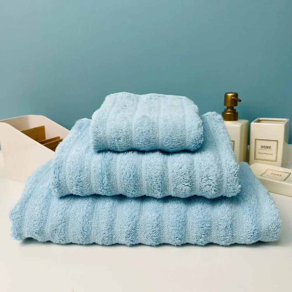 Полотенце махровое 50*90см «FLUFFY» цвет небесный 01-128, плотность 500гр/м2