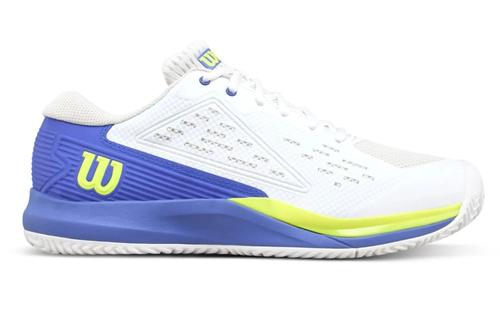 Теннисные кроссовки Wilson Rush Pro Ace - white/blue/yellow