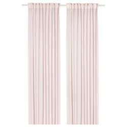 IKEA STENFRÖ  (ИКЕА СТЕНФРЁ)  -  Гардины, 2 шт. - розовый/на тесьме 145х300 см