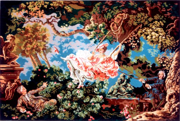 Рисунок для вышивания Soulos (канва жесткая), Веселые качели, 30х90 см